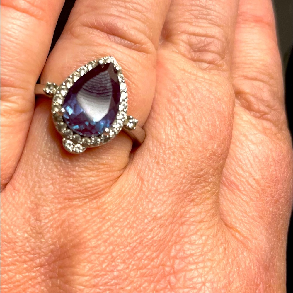 Alexandrite Sterling Silver Ring 💍